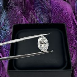 Oval Shape Lab-grown Certified Diamond 💎 