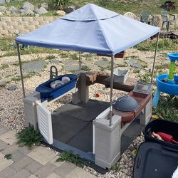 Kids outdoor kitchen