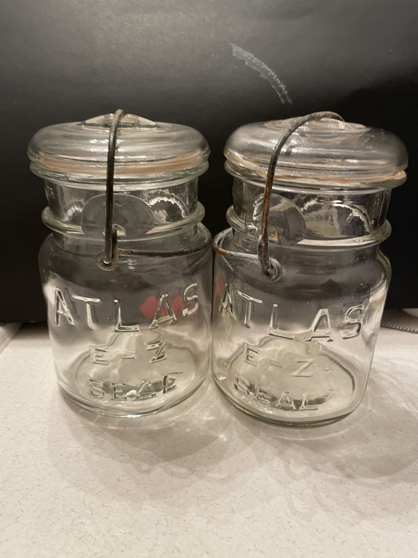 Vintage Glass Jars 