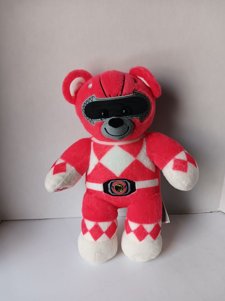Build A Bear Limited Edition Power Rangers Red Ranger 16" Plush 2017