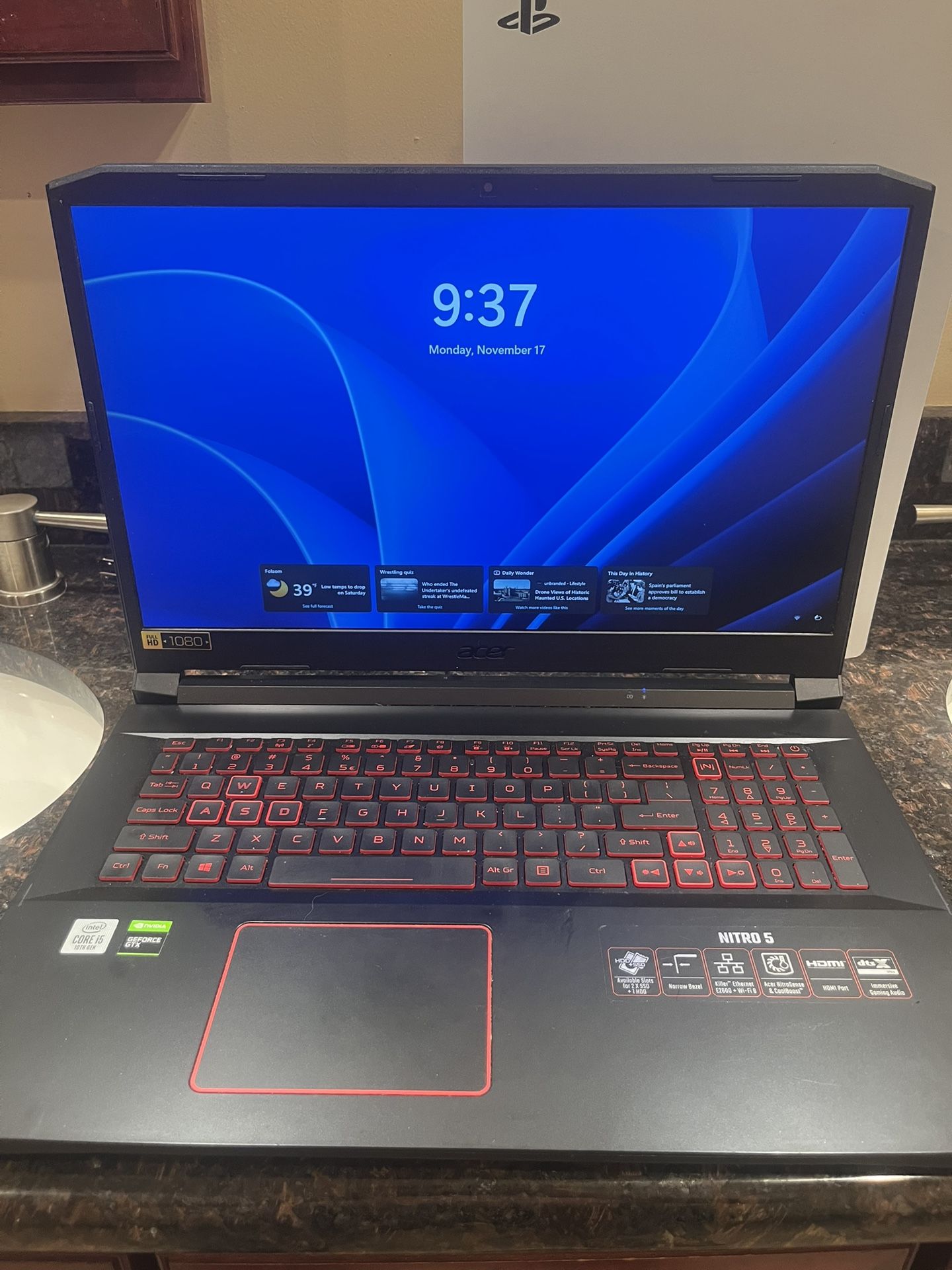  Nitro 5 Gaming Laptop