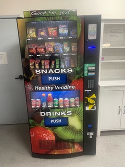 Combo Snack and Drink Vending Machine