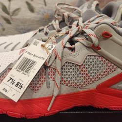 New Adidas D Rose Son Of Chi Grey Red Basketball Shoes GW7651