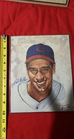 Bob Feller Baseball Picture