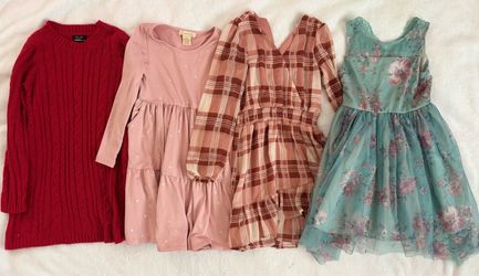 Girls dress lot size 6-7 kids