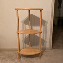 Wooden Corner Shelf