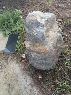 Magnetic Metallic Rock Possable Meteorite Or Ore