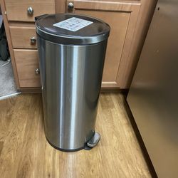 Stainless Steel Step-On Trash Can