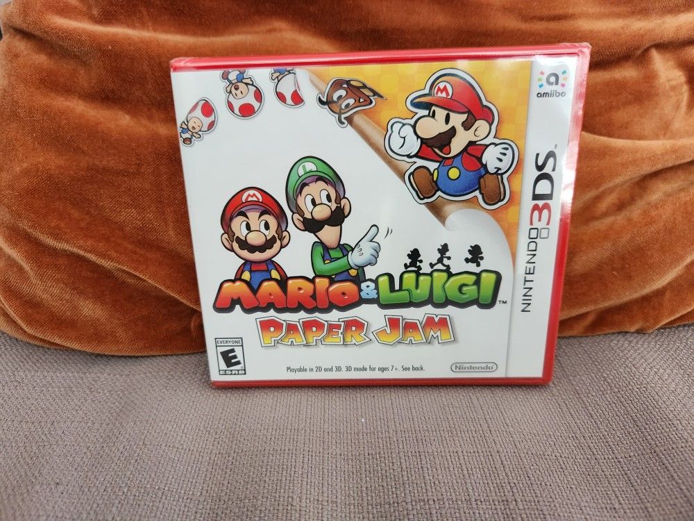 Mario Luigi Paper Jam Nintendo 3DS