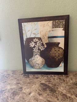 Vase picture frame