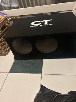 CT SOUNDS SUBWOOFER 8’ CASE (NEED GONE ASAP)
