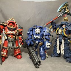JoyToy Warhammer Loyalist Terminator Lot 100% Complete Blood Angels/Ultramarines