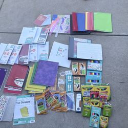 Bunch Of School Supplies