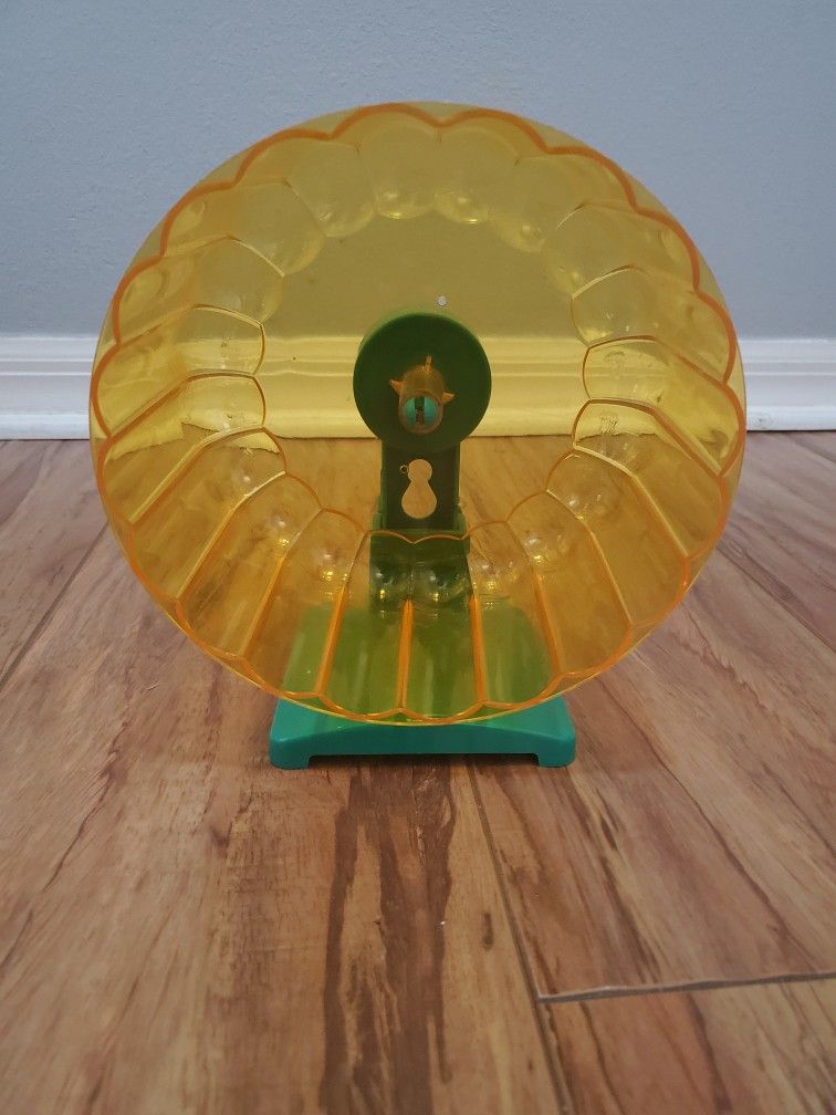 Yellow 6" Hamster Wheel