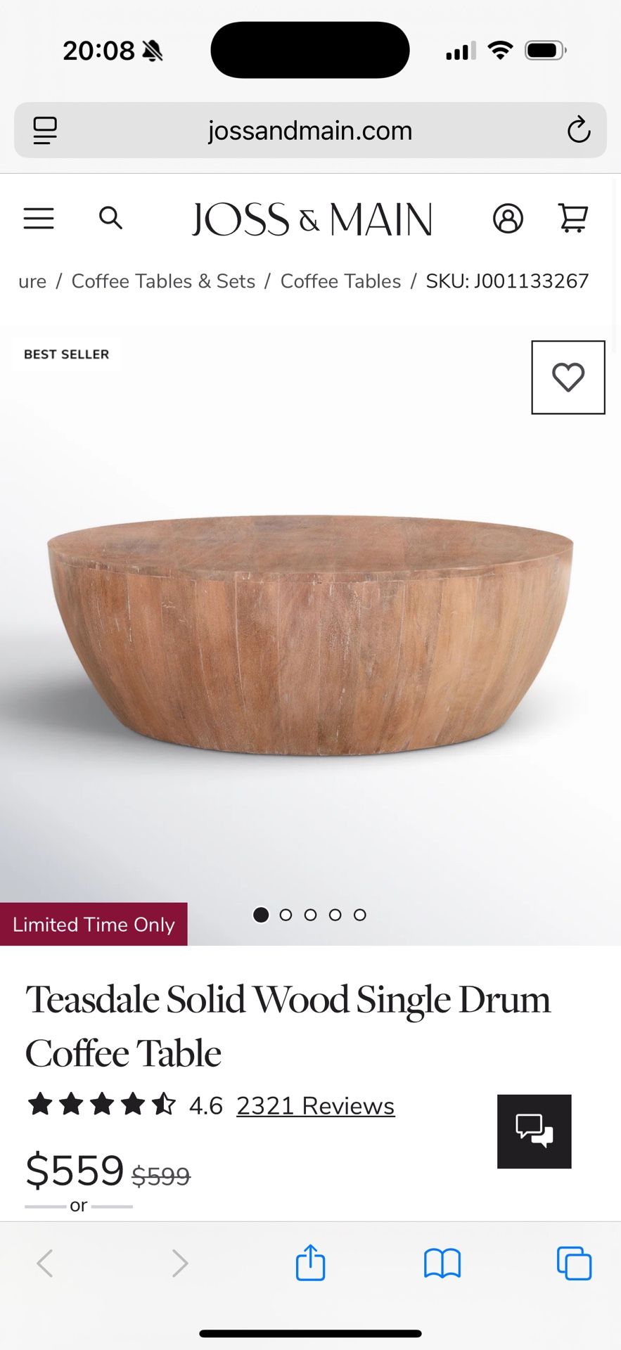 Wood Coffee Table