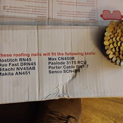 Full box of roofing nails
