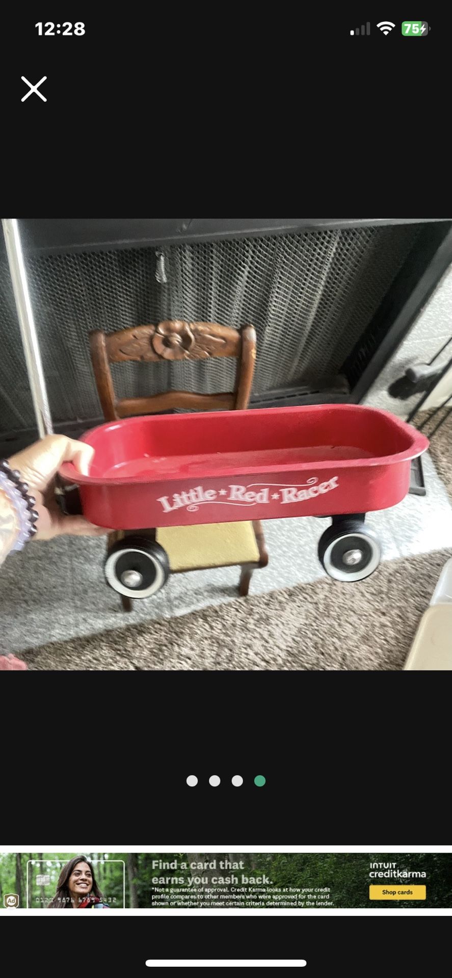 Antique Radio flyer wagon