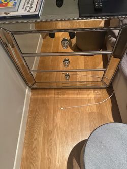Complete Mirrored Bedroom Furniture Set And King Bed– $1,500