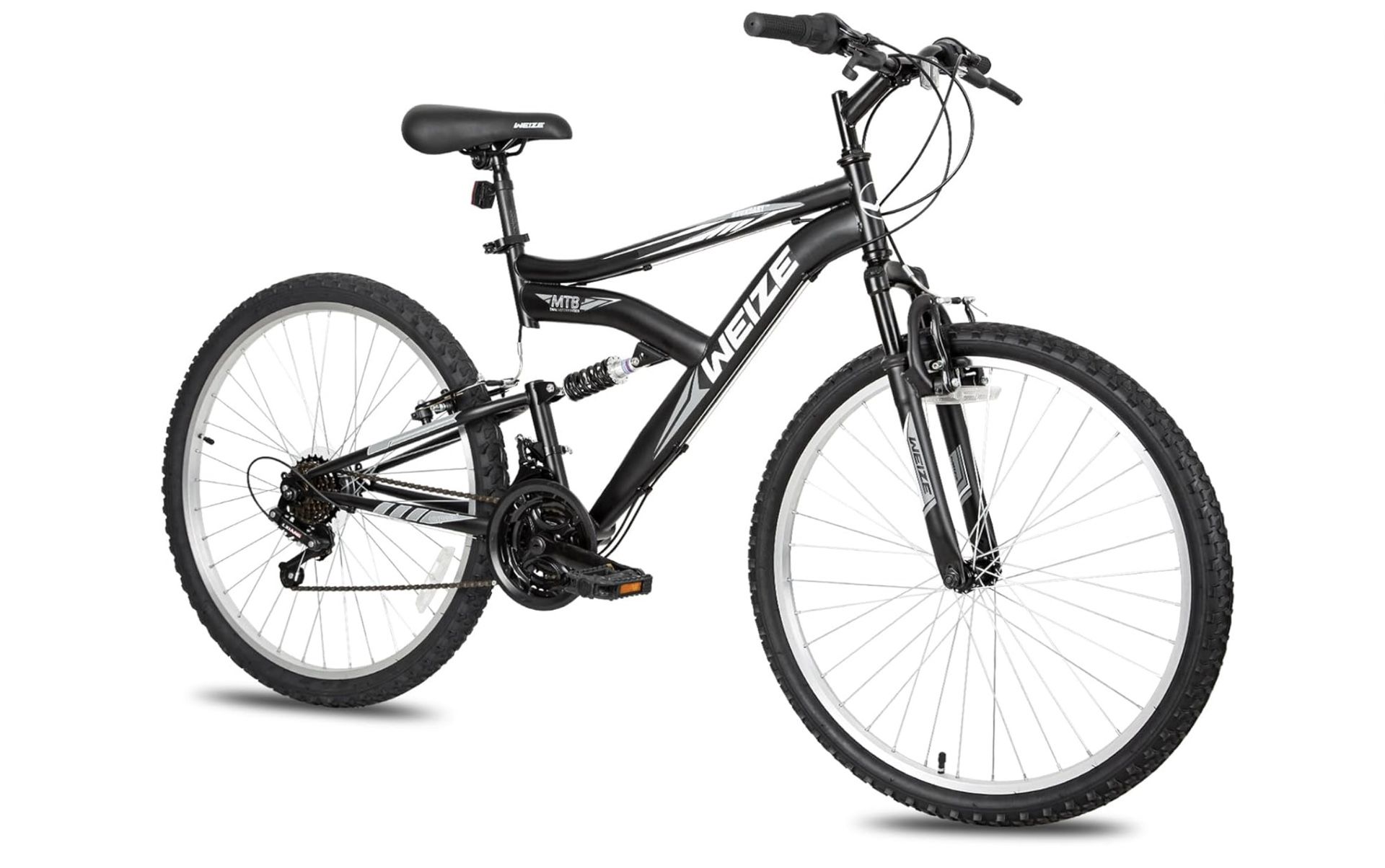 Brand New 18 Speed Weize Bike Black In The Box