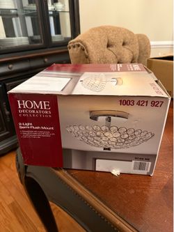 NEW Home Decorators Collection Semi-Flush Mount Light
