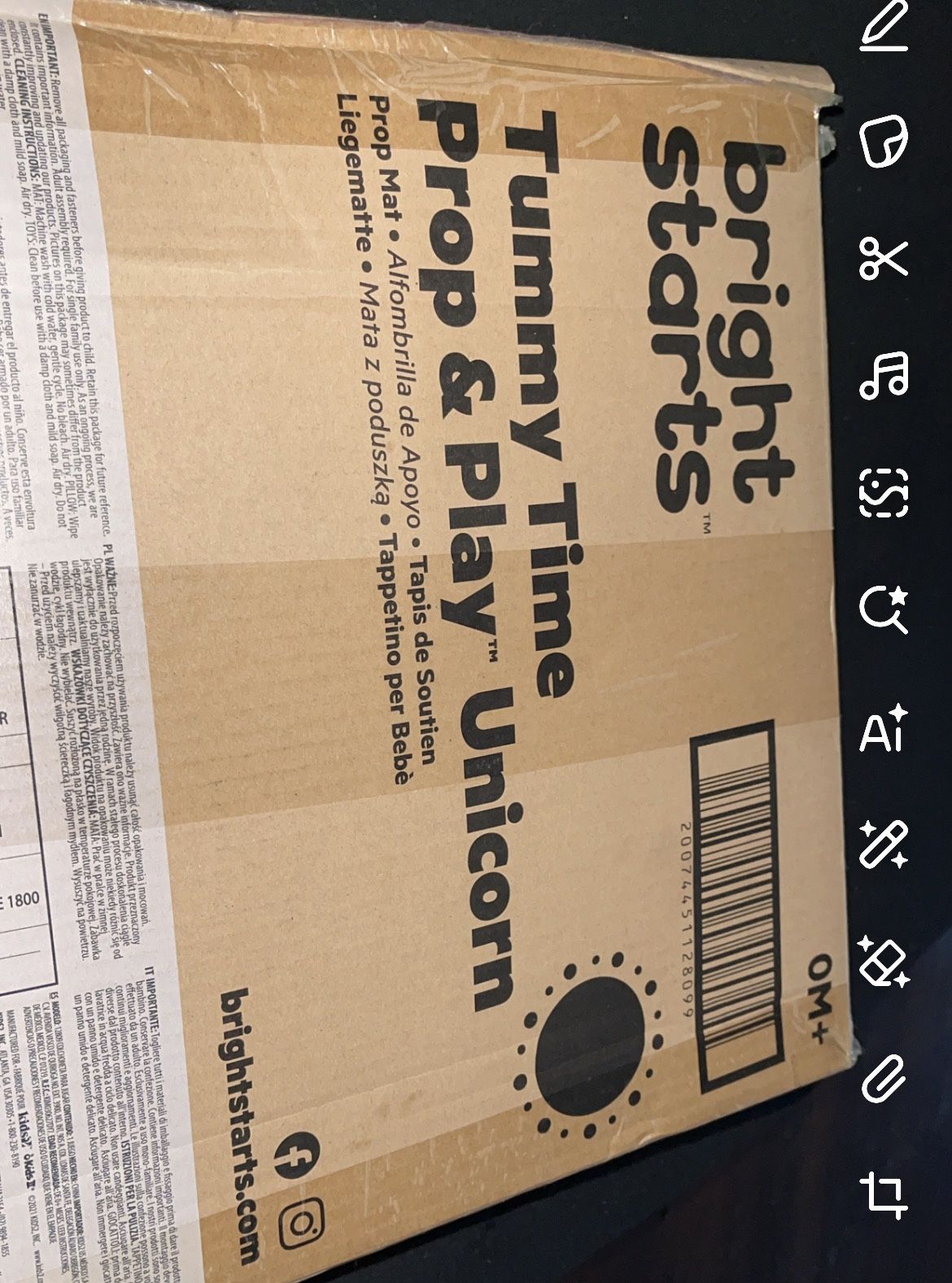 Bright Stars tummy & Prop time