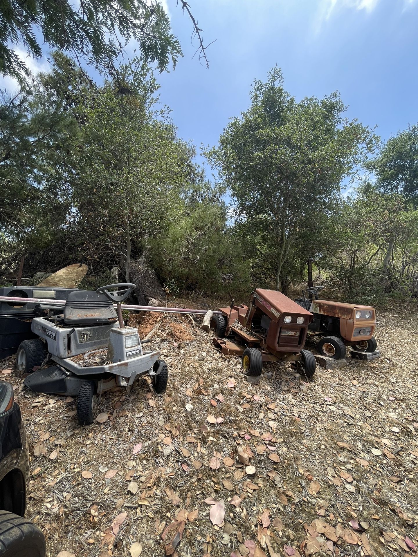 2 Riding Lawn Mowers For Parts or Project