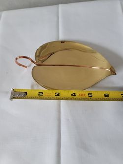 Grasoli Leaf Bowl Brass.