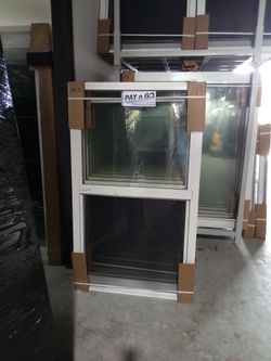Single hung  windows in stock