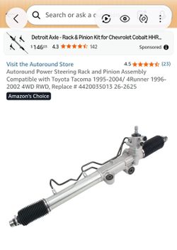 Rack and pinion