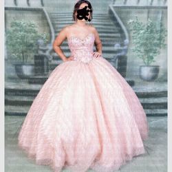 Rose Gold Quince Dress
