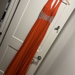 Orange Dress Small : Medium Between 