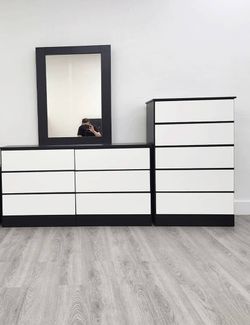 Dresser-With-Mirror-And-Chest **** Comoda-Con-Espejo-Gavetero