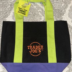 Trader joes 2025 Halloween mini canvas tote bags  Trick or treat canvas tote bags 