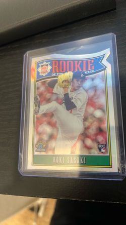 2025 Bowman Roki Sasaki #ROY-10 Chrome DieCut Rookie of the Year Fav. Dodgers RC
