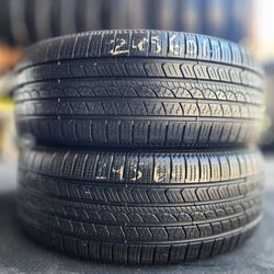 245/60/18 Pirelli X2 Used Like New