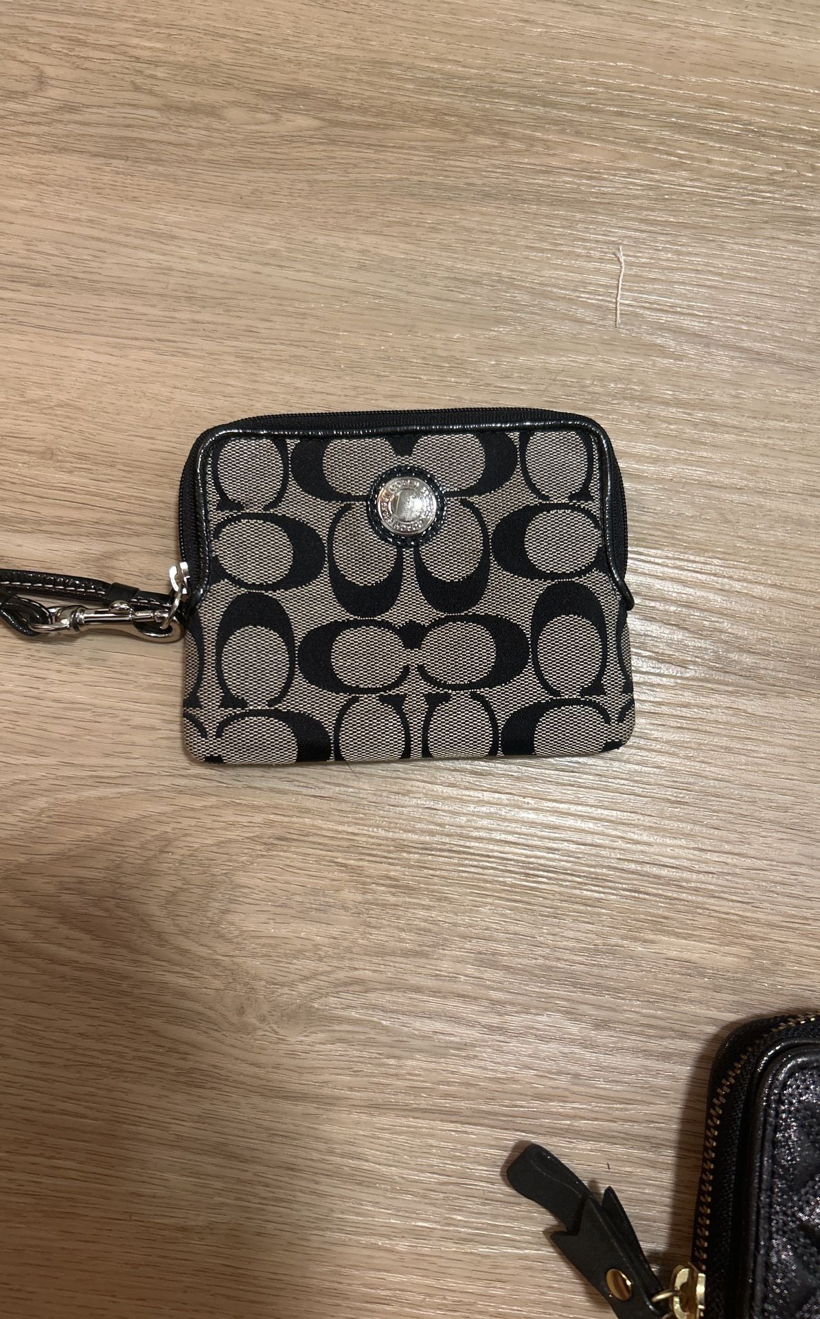 Coach Wristlet Black