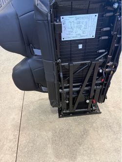 Brand new Freedman Foldaway Bench Seat for Sprinter Van - left-sided/passenger side with Fenton plate