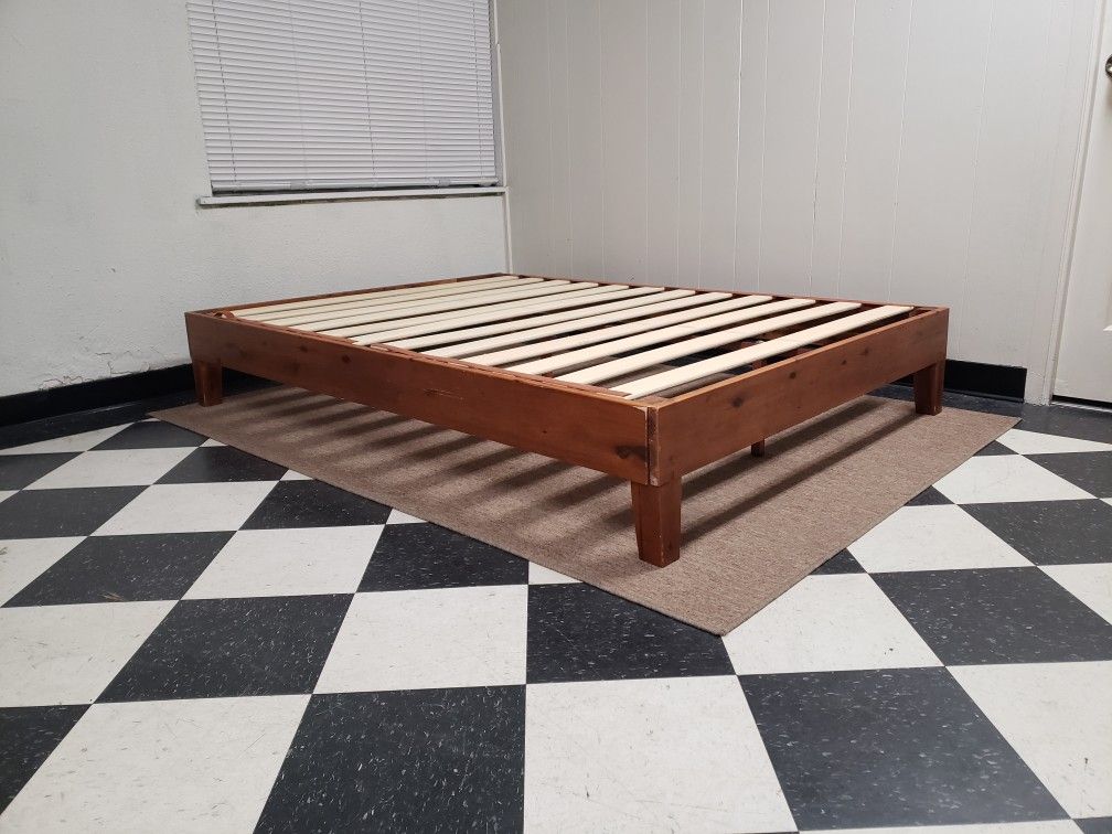 Full size bed frame - can DELIVER almost anywhere for $20 extra - please see all photos and read everything 🙂