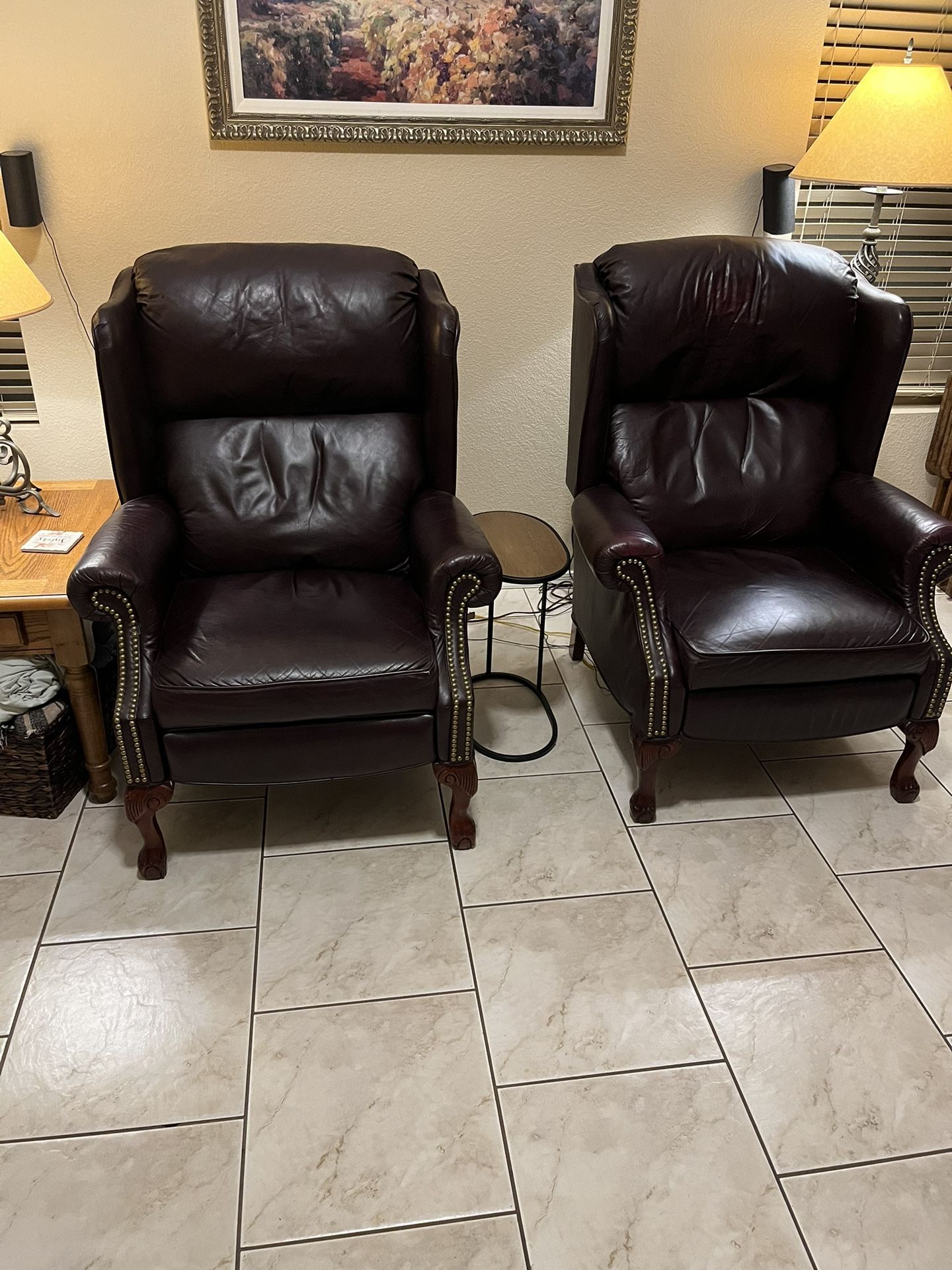 Recliners Leather Push Back for Sale in Chandler, AZ OfferUp