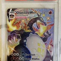 Charizard VMAX SV107/SV122 Full Art PSA 8
