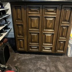 Antique Bar 8 Track Record Player 1974