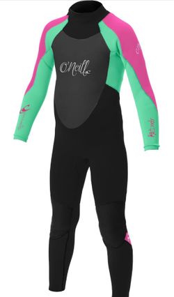 O'Neill Youth Epic 4:3mm Back Zip Full Wetsuit-Size 8