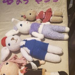 Hand Knitted Dolls