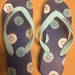 Love And Peace Flip Flops