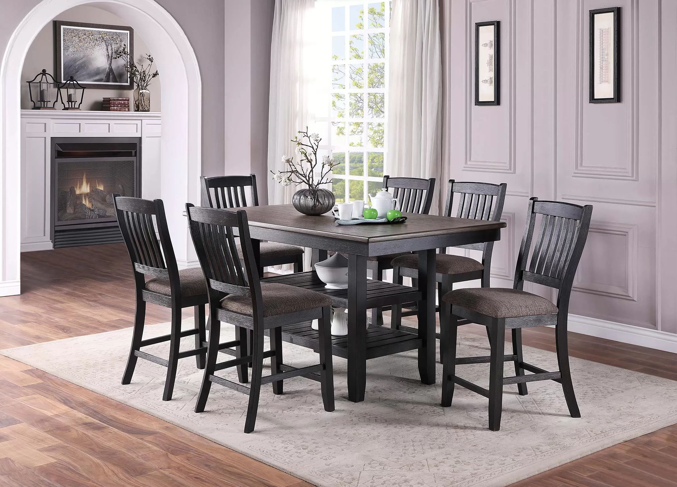 NEW 7pc Counter Height DINING Room SET Table Chairs💥NO CREDIT NEEDED $10 Down