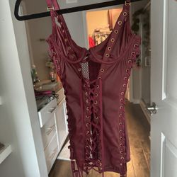 Small Corset Burgundy