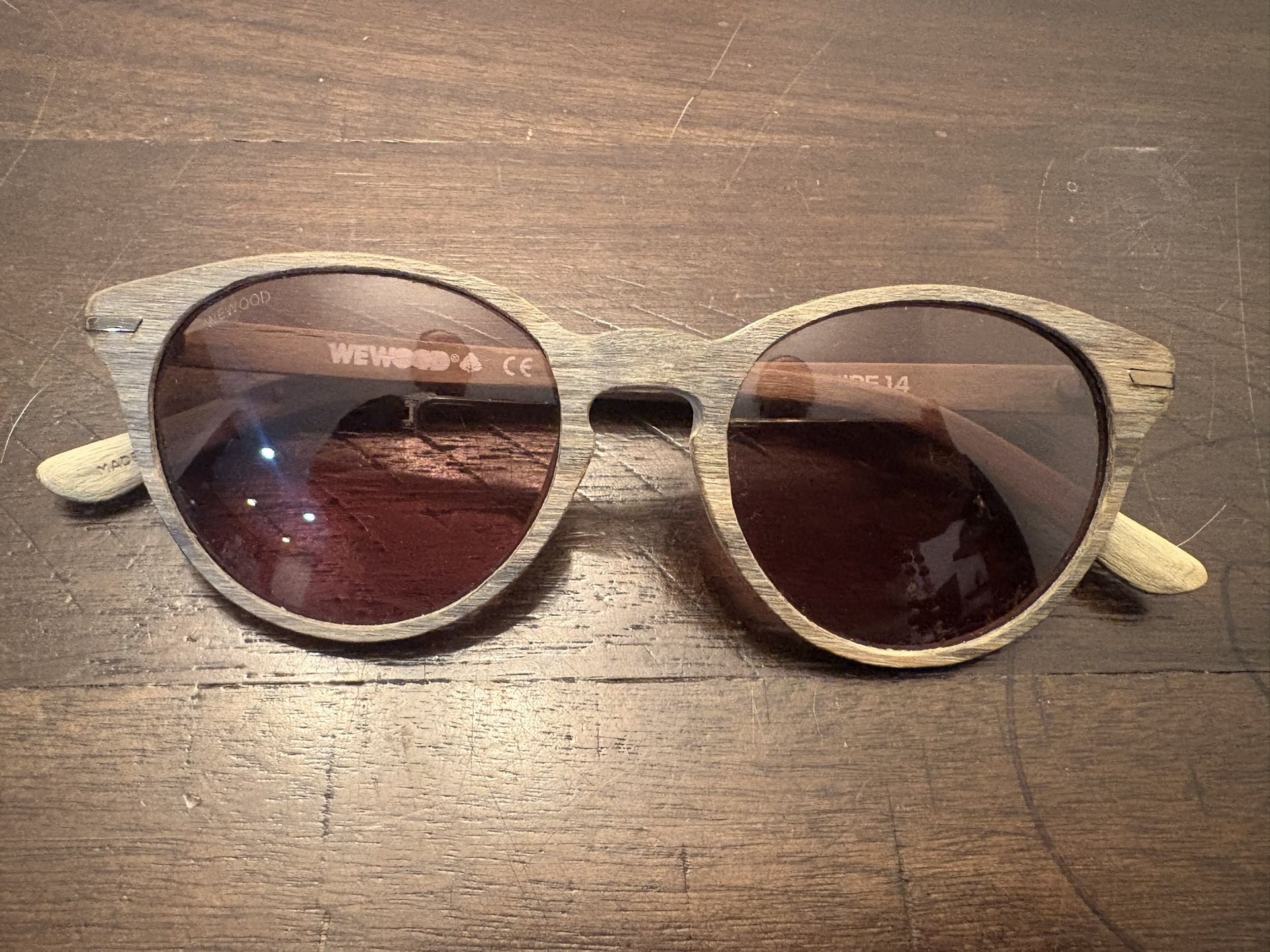 Wewood wooden mirrored sunglasses XIPE.14