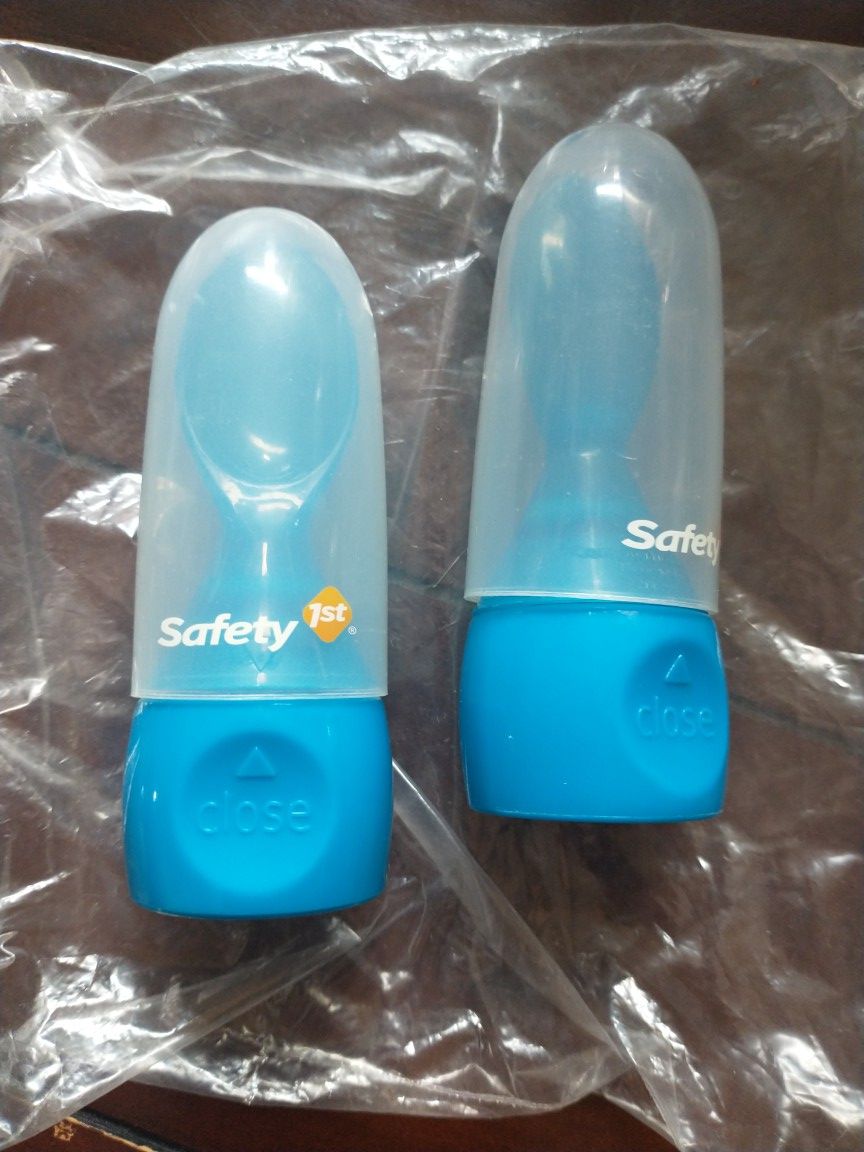 Safety 1st Baby FOOD POUCH SPOON TIPS ~ PACKAGE OF 2  

