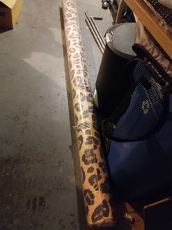 Leopard style rug