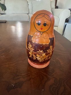 Vintage Russian Matryoshka nesting doll